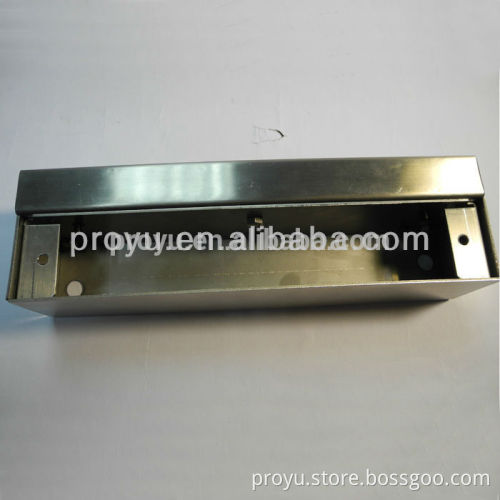 Big doors stainless steel nip used for frameless glass door electric lock accessories PY-MJ2-2
